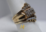 14KT Crown Diamond Ring