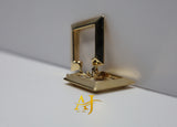 14KT Trio Gold Heart Earrings