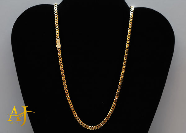 14K 4MM Mini Miami Cuban Link