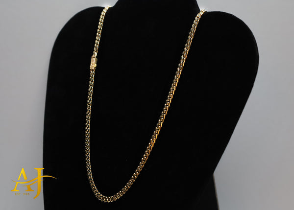 14K 4MM Mini Miami Cuban Link