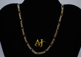 14K 6MM Hollow Figaro Diamond Cut Chain