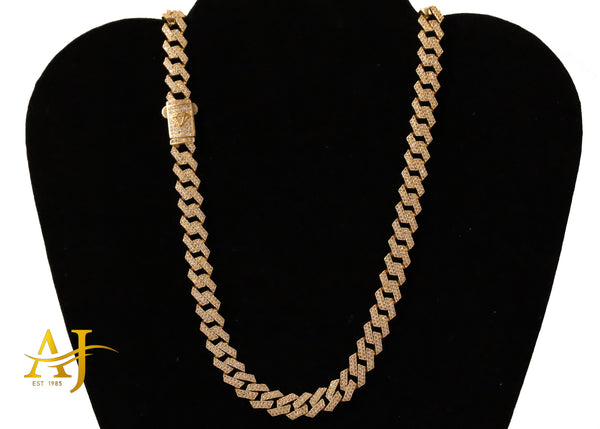 14K 8MM Micro Cuban Link