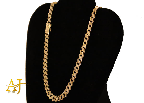 14K 8MM Micro Cuban Link