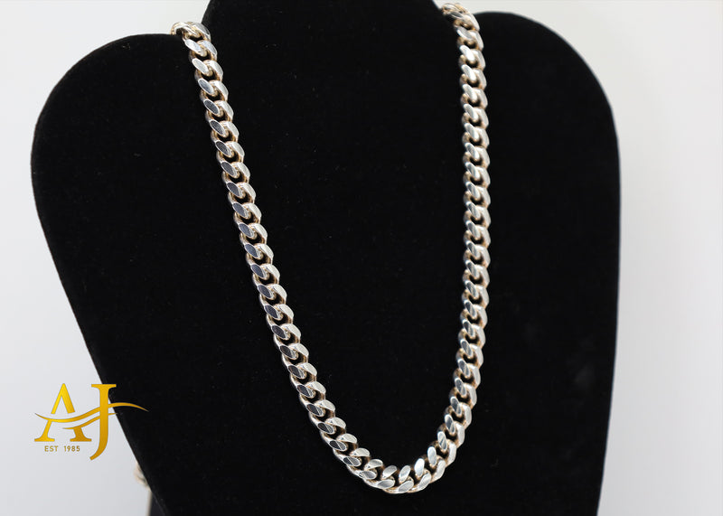 925 Silver 6MM Solid Miami Cuban Link