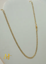 14K 4MM Cuban Link Diamond Cut