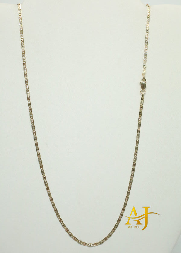 14K 2MM Gold Valentino Link