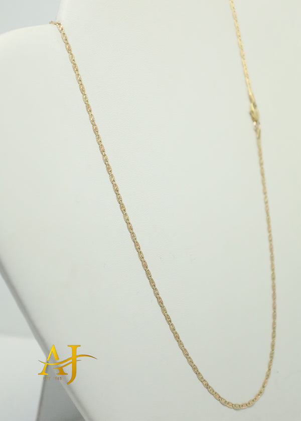 14K 2MM Gold Valentino Link