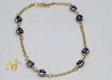 14K Evil Eye Bracelet