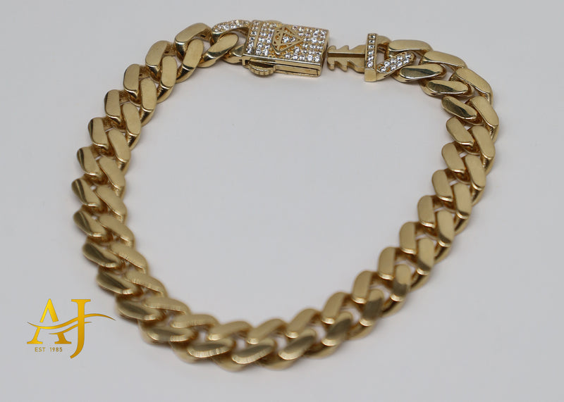 14K 8MM Miami Cuban Link