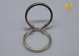 925 Plain Silver Hoops