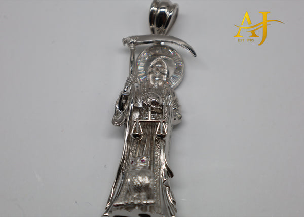 925 3D Santa Muerte CZ