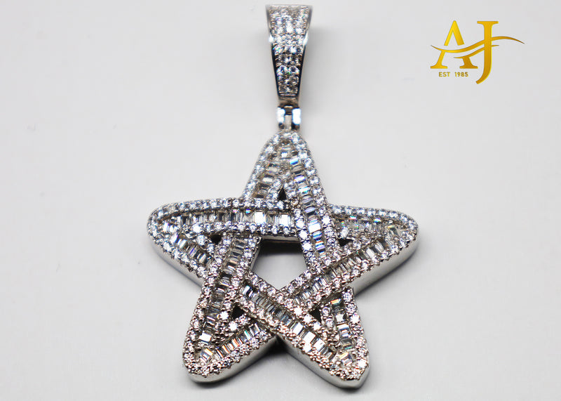 925 CZ Star Pendant