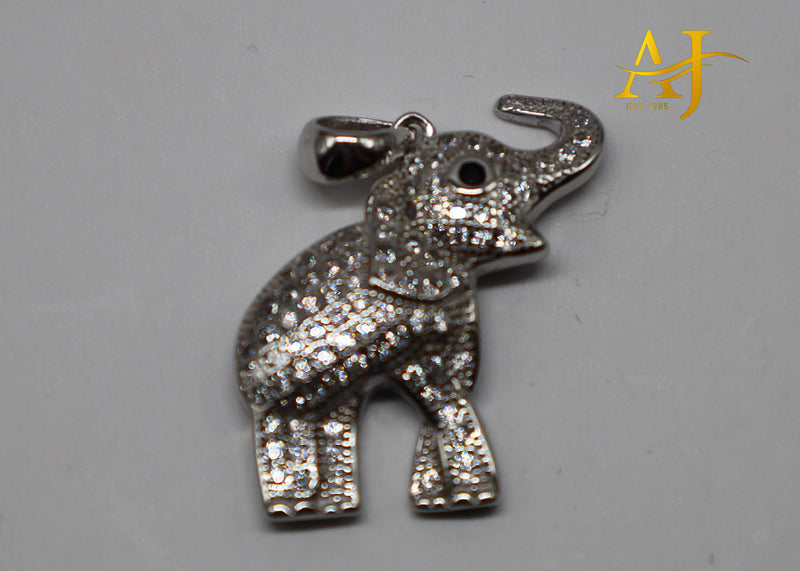 925 CZ Elephant Pednant