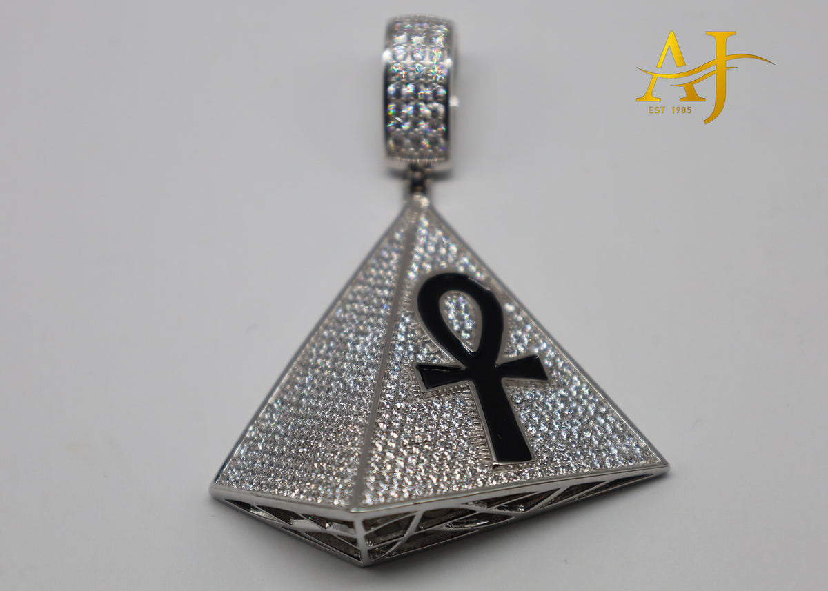 925 CZ Nano Cross Pyramid – Arrizon Jewelry