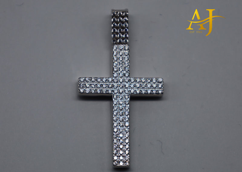 925 Silver CZ Cross