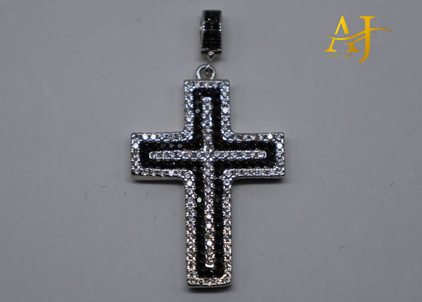 925 Silver CZ Cross