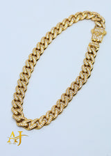 14K 4MM CZ Cuban Link Bracelet