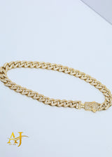 14K 4MM CZ Cuban Link Bracelet