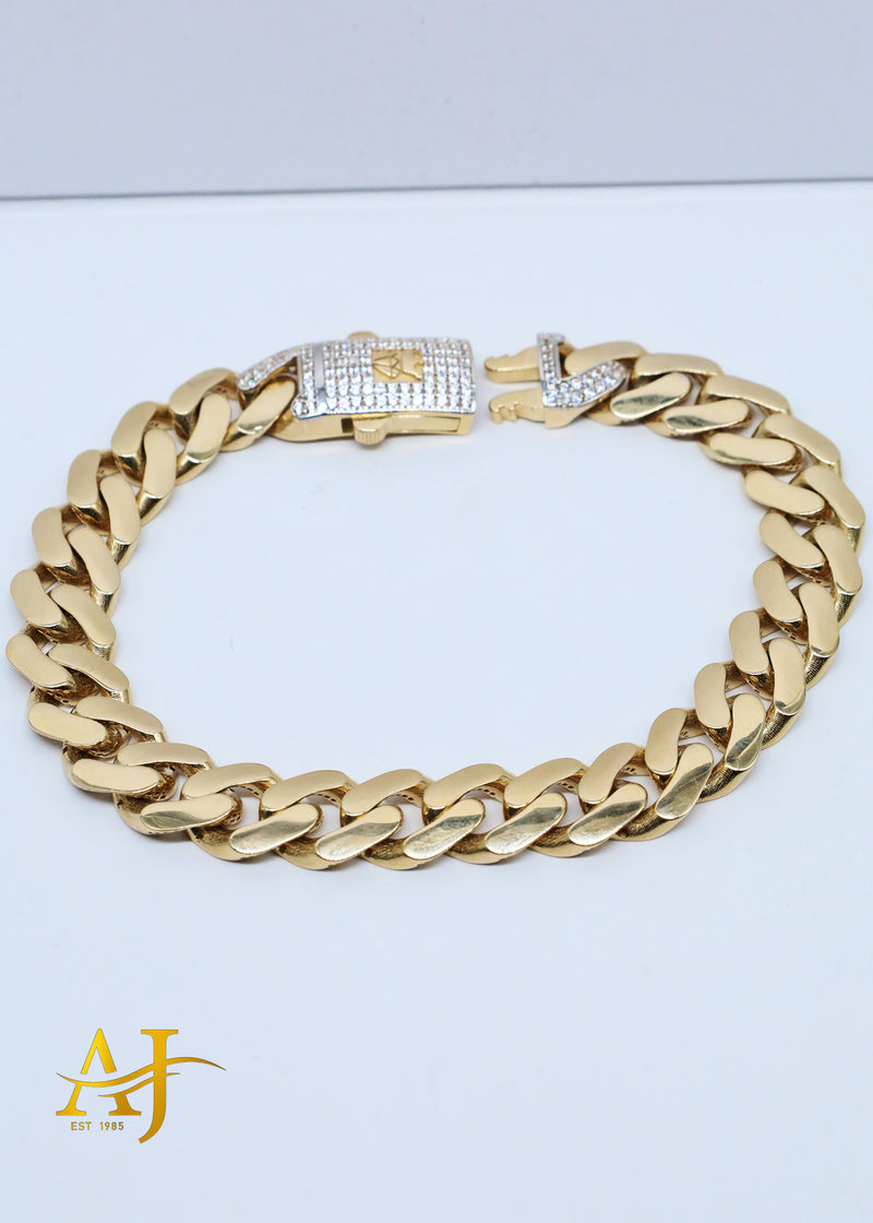 14K 8MM Miami Cuban Link Bracelet