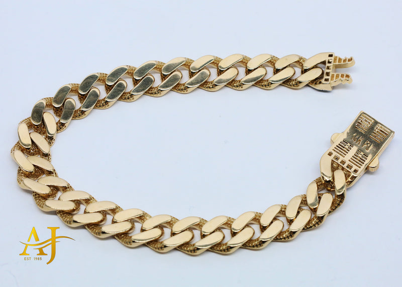 14K 8MM Miami Cuban Link Bracelet