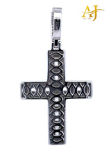 925  MOISSANITE RHODIUM CROSS PENDANT