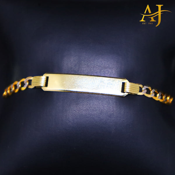 14KT Cuban Link Diamond Cut ID