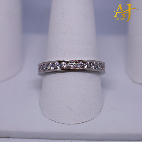 925 CZ "Eternity" Ring