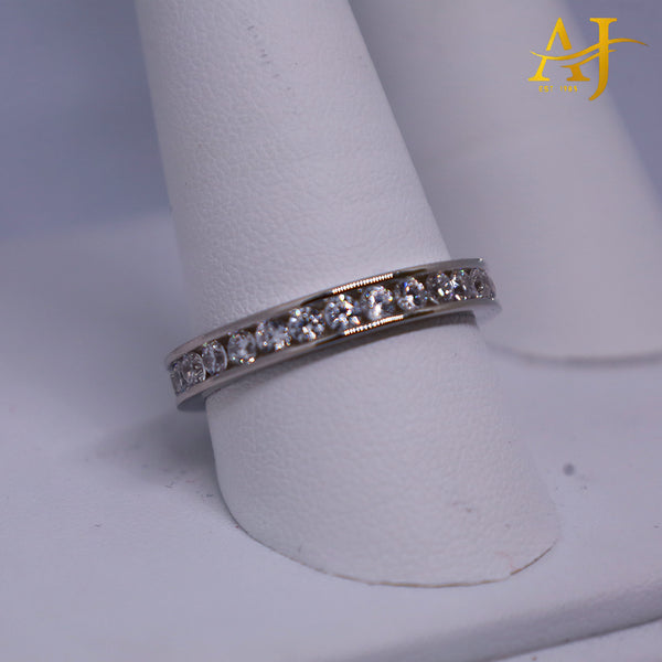 925 CZ "Eternity" Ring