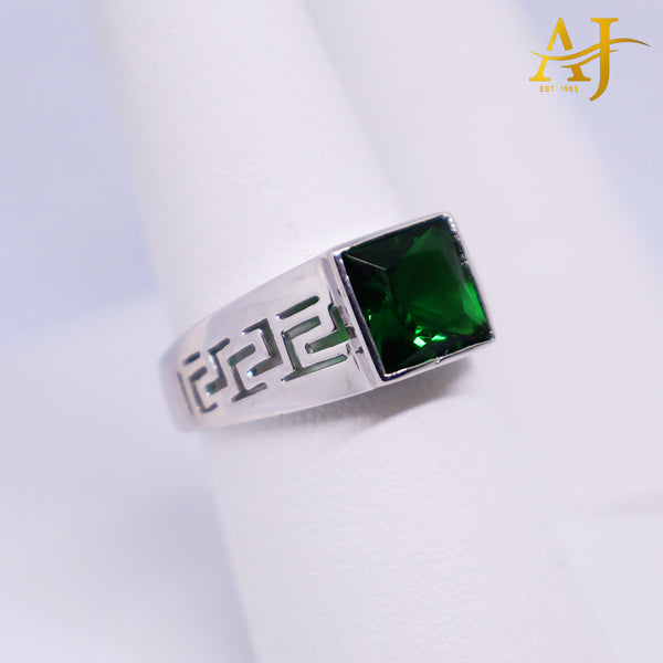 925 Emerald Versace CZ