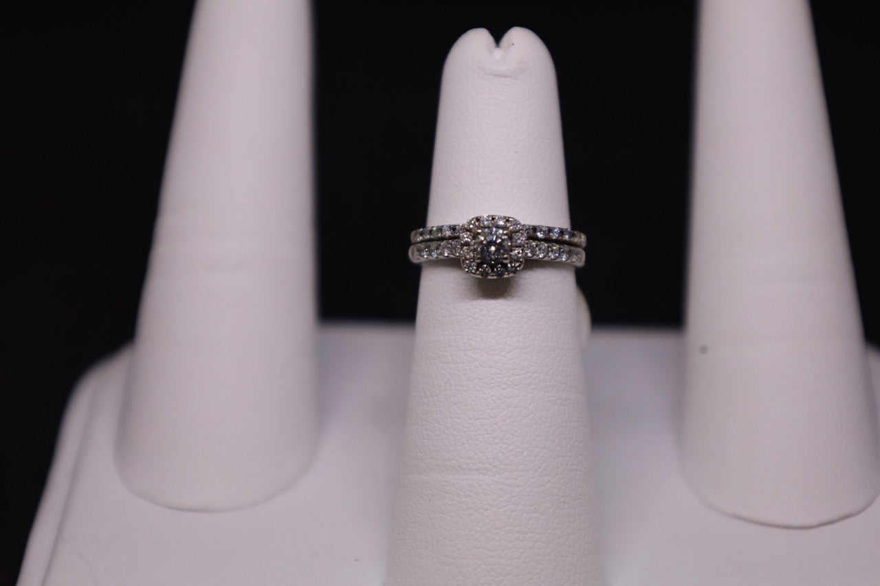 14KT Diamond Wedding set