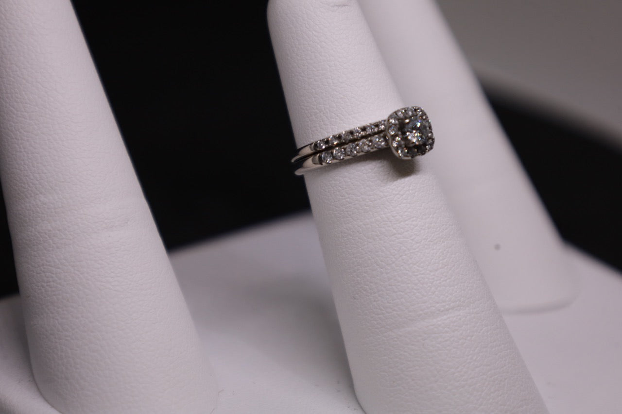 14KT Diamond Wedding set