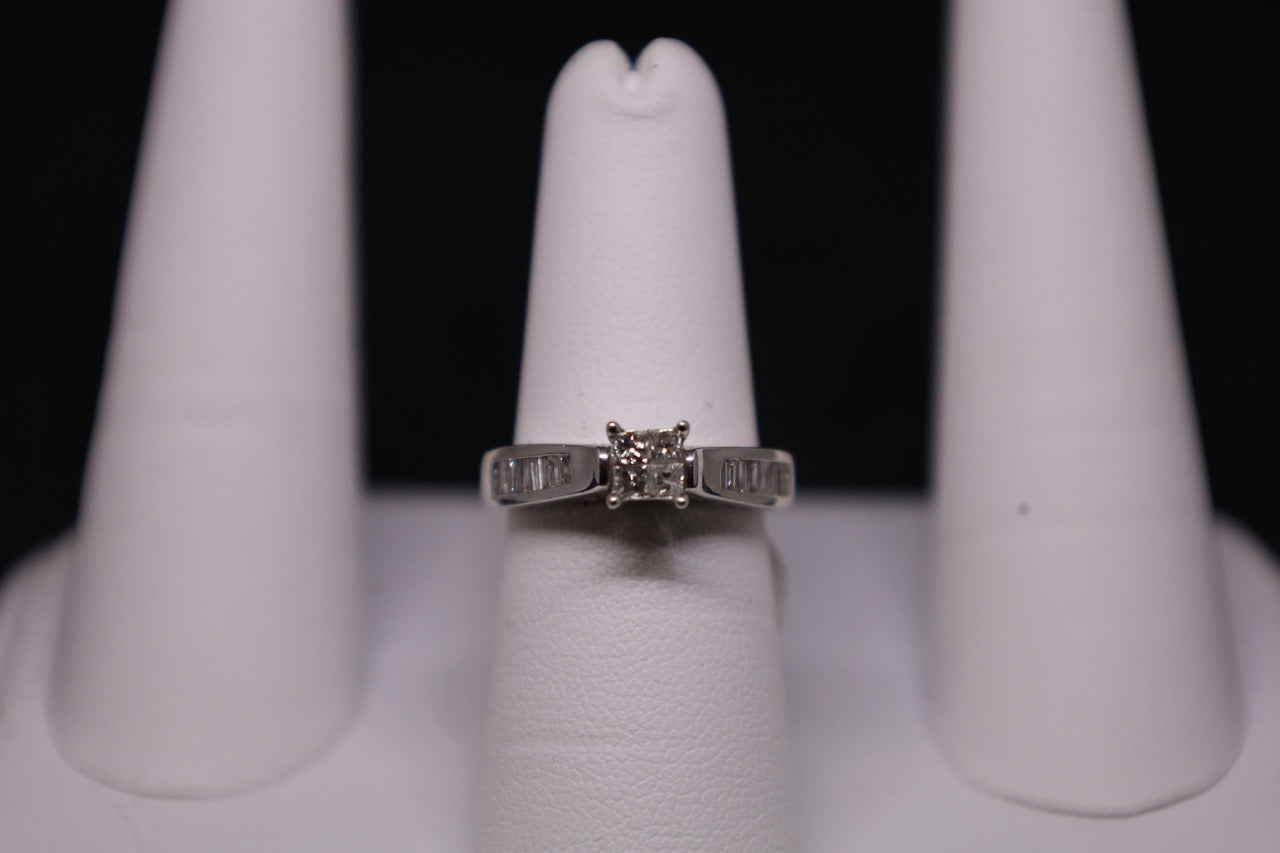 14KT Baguette Diamond Ring