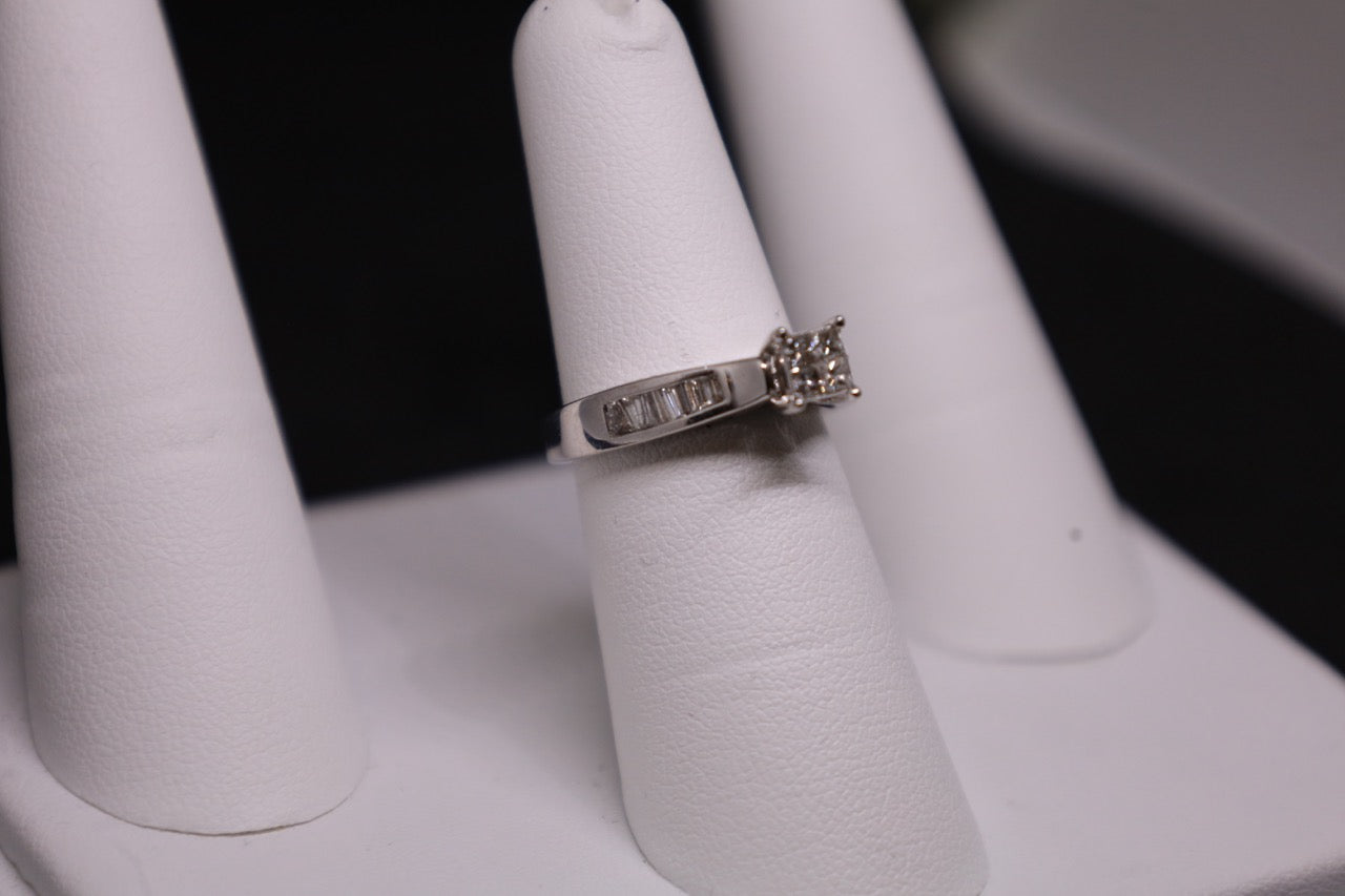 14KT Baguette Diamond Ring