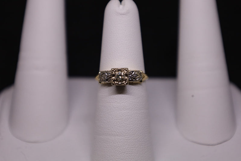 14KT Diamond Engagement Ring