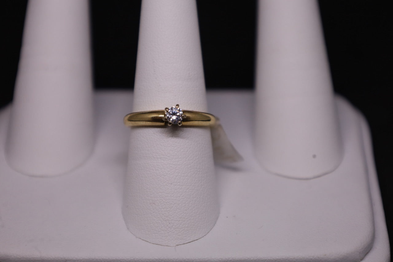 14KT Diamond Wedding Band