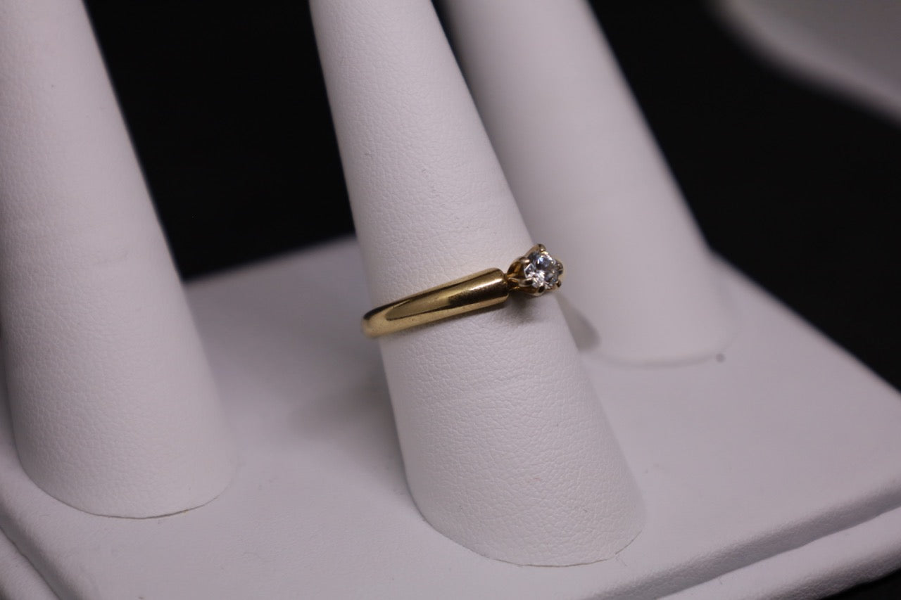 14KT Diamond Wedding Band