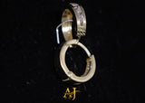 14K Huggie Hoop Earrings