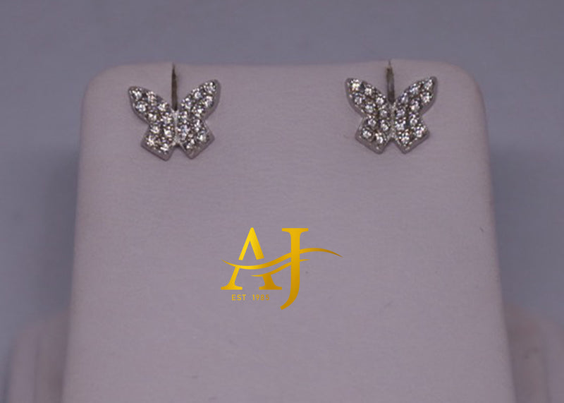 925 Butterfly Stud Earrings