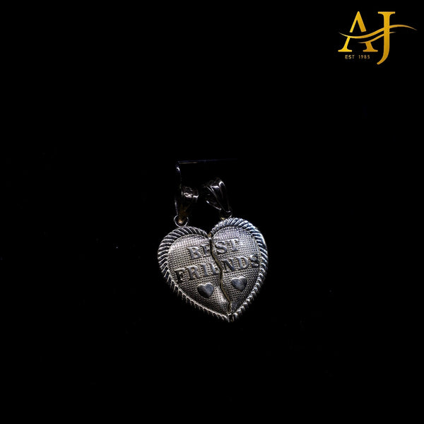 14KT Bestfriend Split Heart