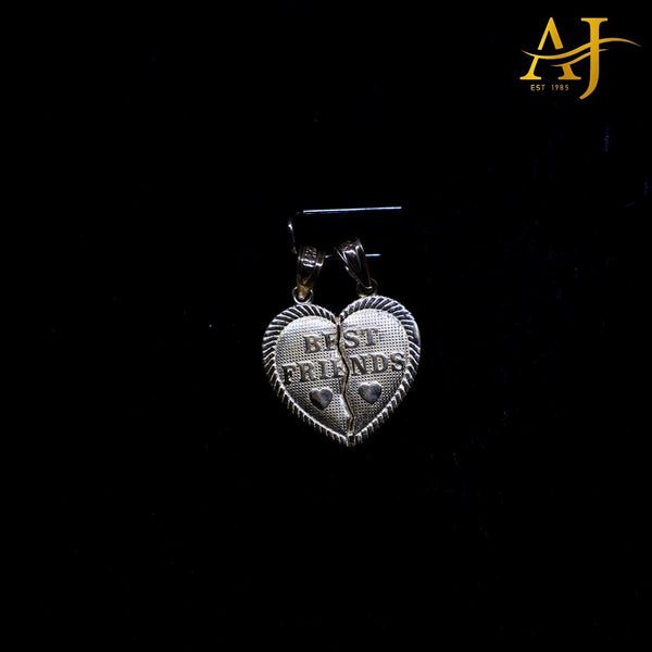 14KT Bestfriend Split Heart