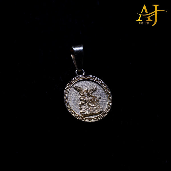 14KT Saint Micheal Medallion