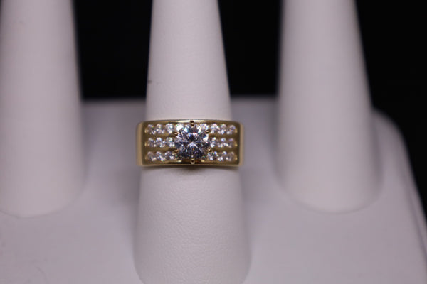 14KT Princess Engagement Ring