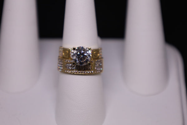 14KT Wedding Set CZ