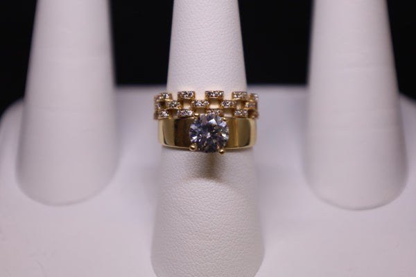 14KT Wedding Ring Set