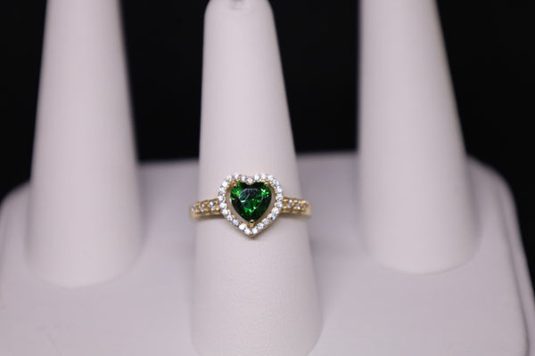 14KT Heart CZ Ring