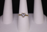 14KT Heart CZ Band