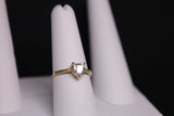 14KT Heart CZ Band