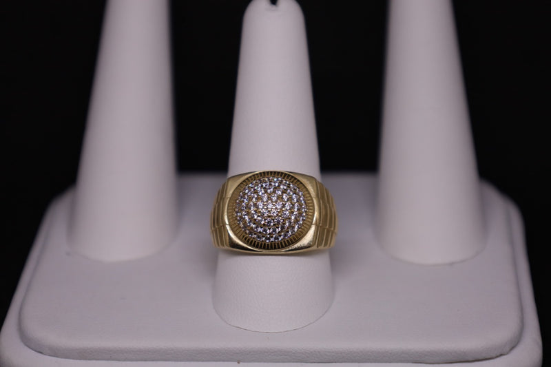 14KT Rolex Style CZ Ring