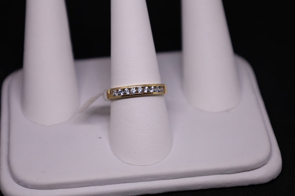 14KT Diamond Mens Wedding Band