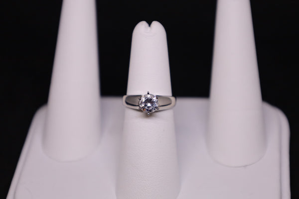 14KT White Gold Promise Ring